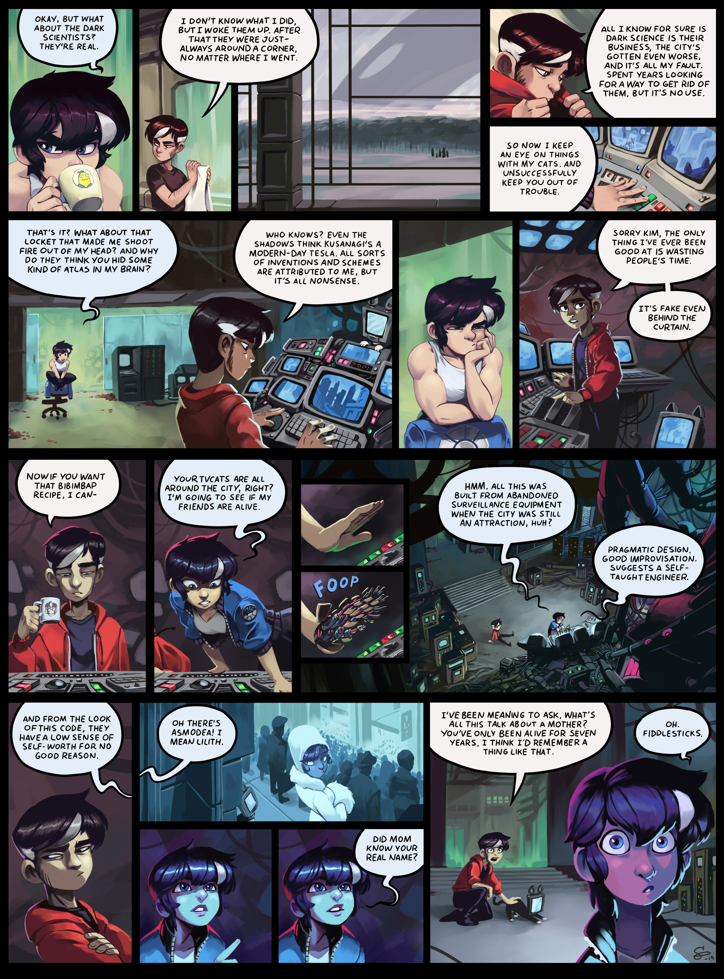 Dark Science #88 – The Eyes and Cat Ears of Nephilopolis