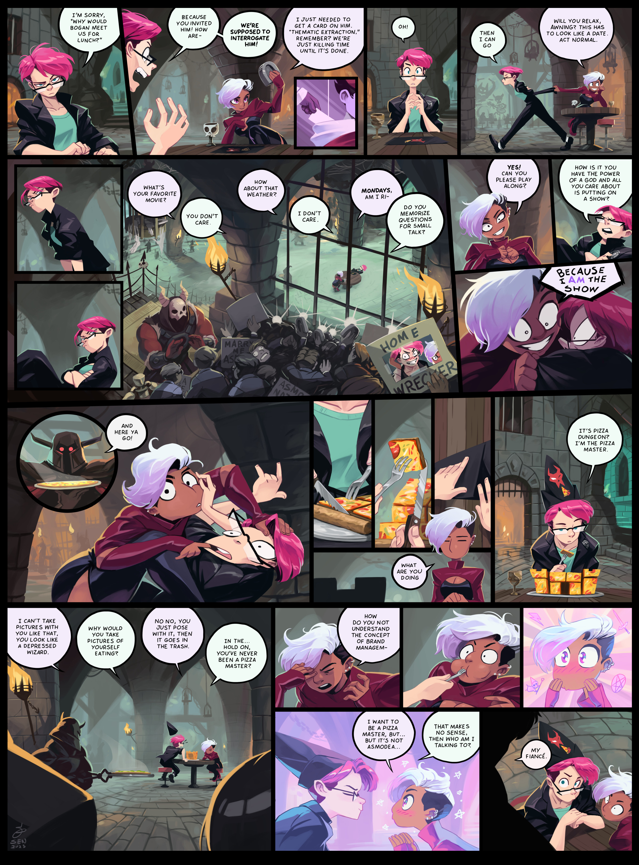 Dark Science #128 – Pizza Dungeon